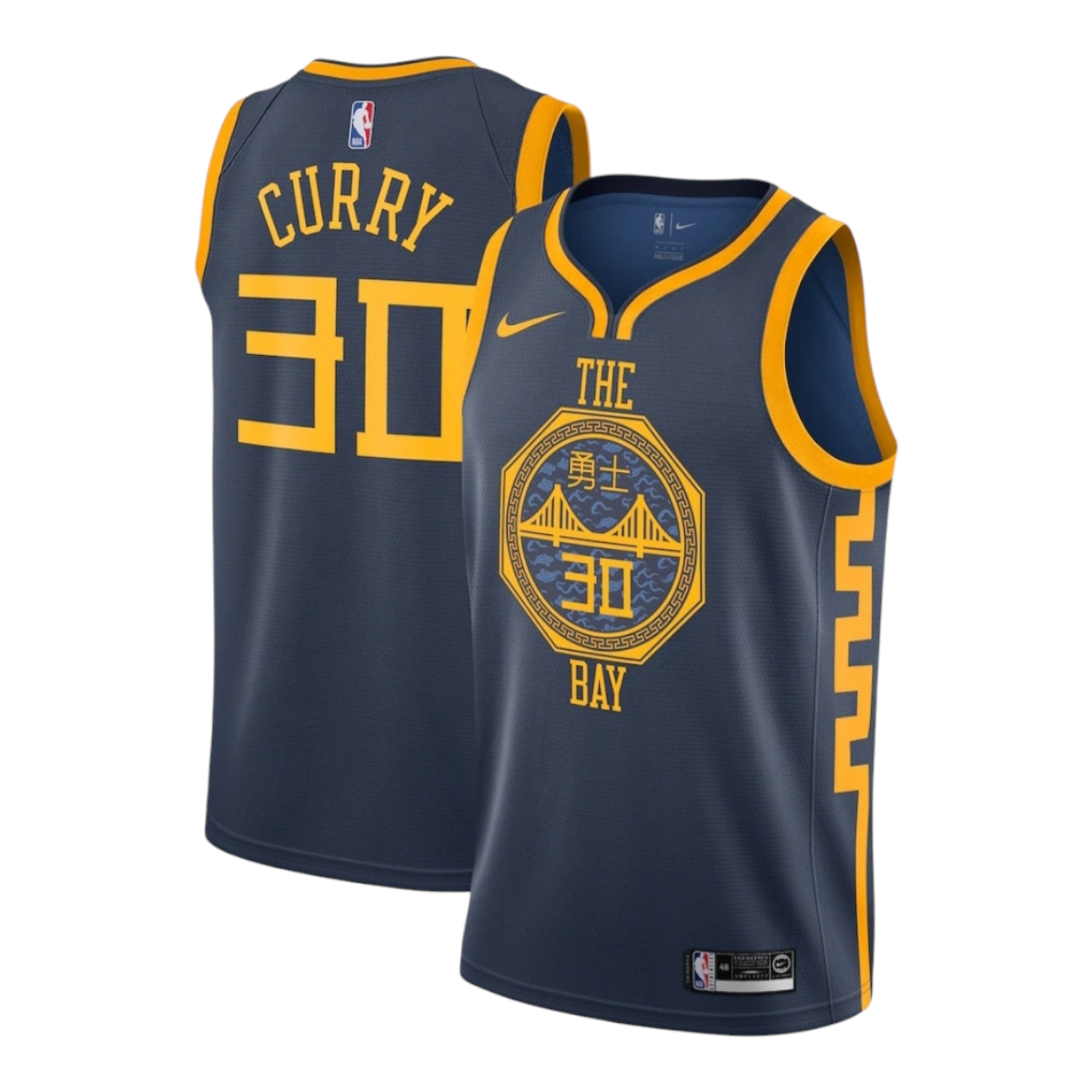 Jersey Golden State Warriors City Edition 2018 “The Bay” – Stephen Curry #30