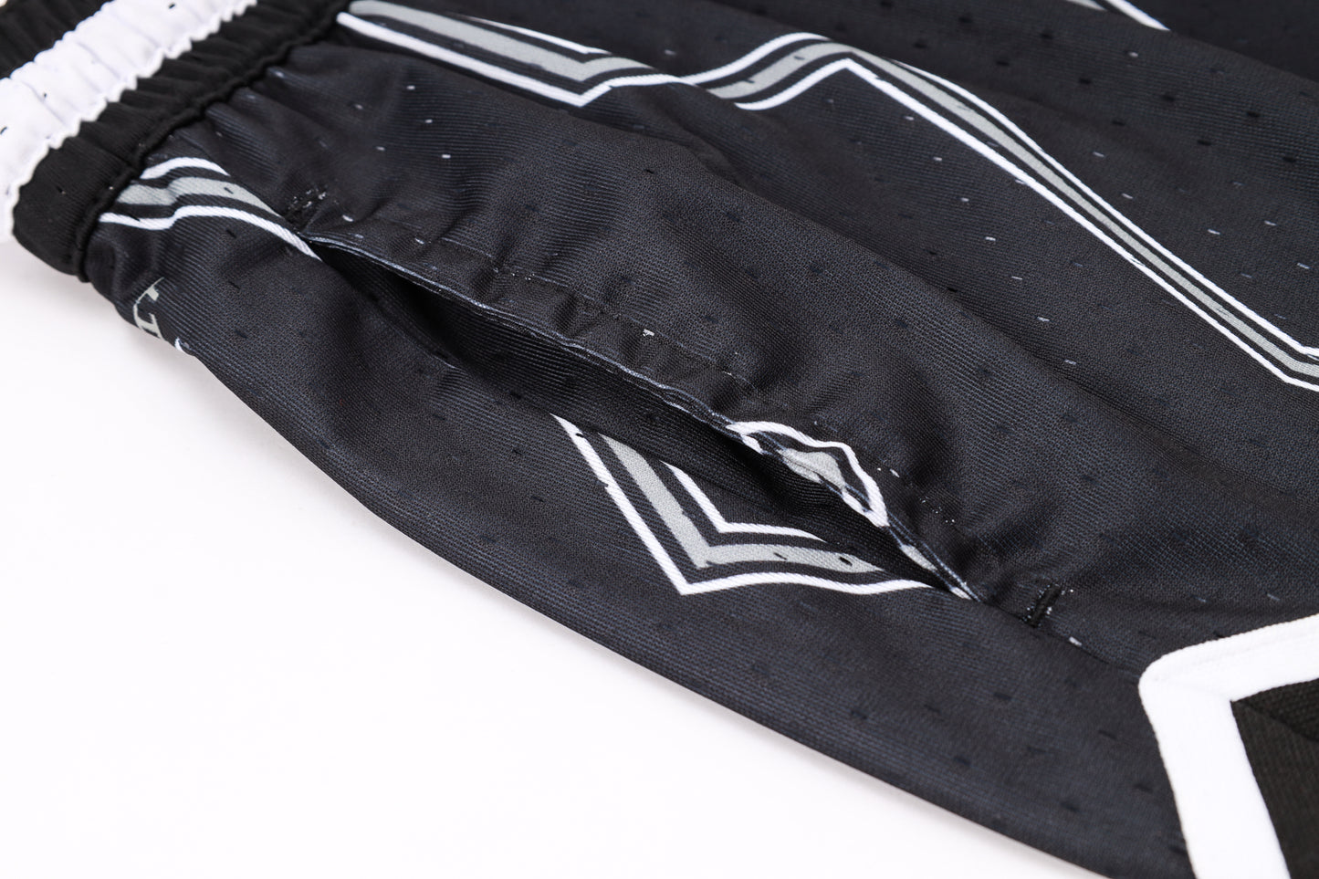 Shorts Diamond Big Kids – MJ Printed Sport Edition Negro