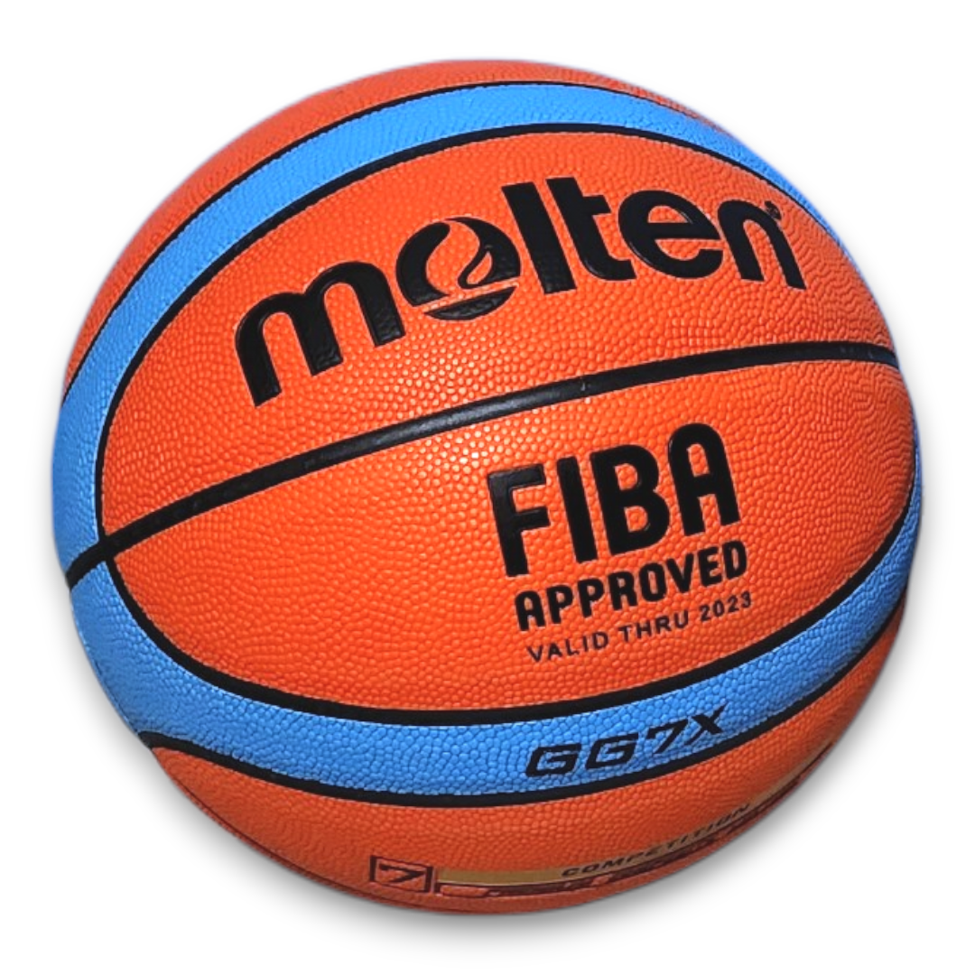 Balón De Básquetbol Molten GG7X Interior/Exterior Naranja - Azul Piel Sintética