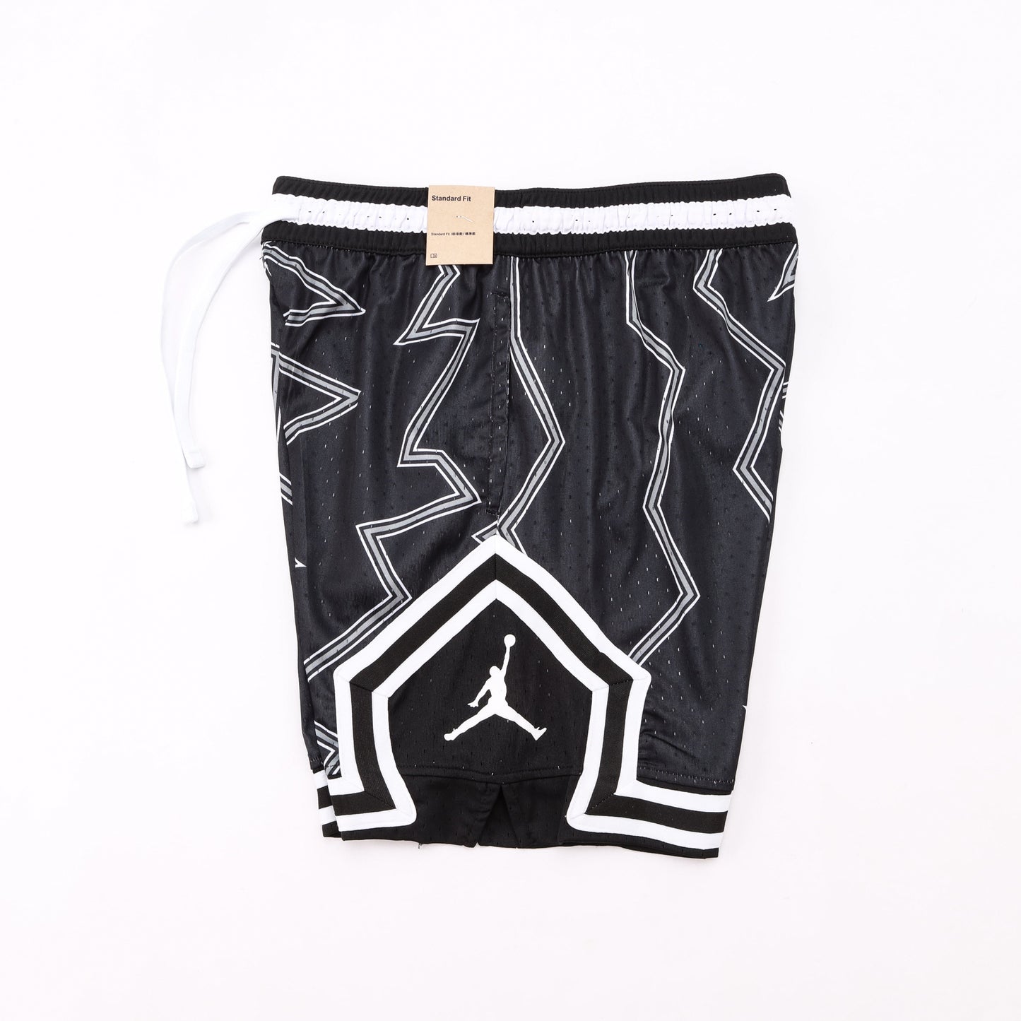 Shorts Diamond Big Kids – MJ Printed Sport Edition Negro