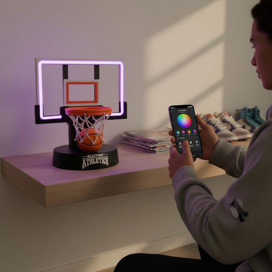 Alleyoop HoopLight 2.0 RGB – Lámpara de Tablero de Básquet
