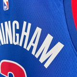 Jersey Detroit Pistons Icon Edition – Cade Cunningham #2 Azul