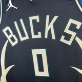 Jersey Milwaukee Bucks Statement – Damian Lillard #0 Verde Oscuro