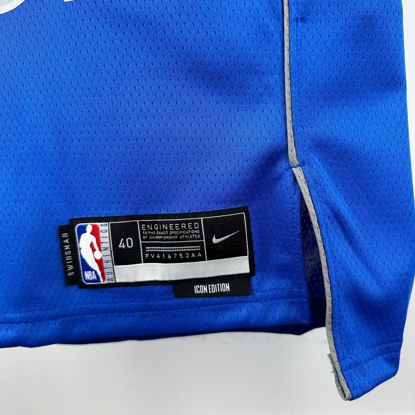 Jersey Dallas Mavericks Icon Edition – Cooper Flagg Azul 2025