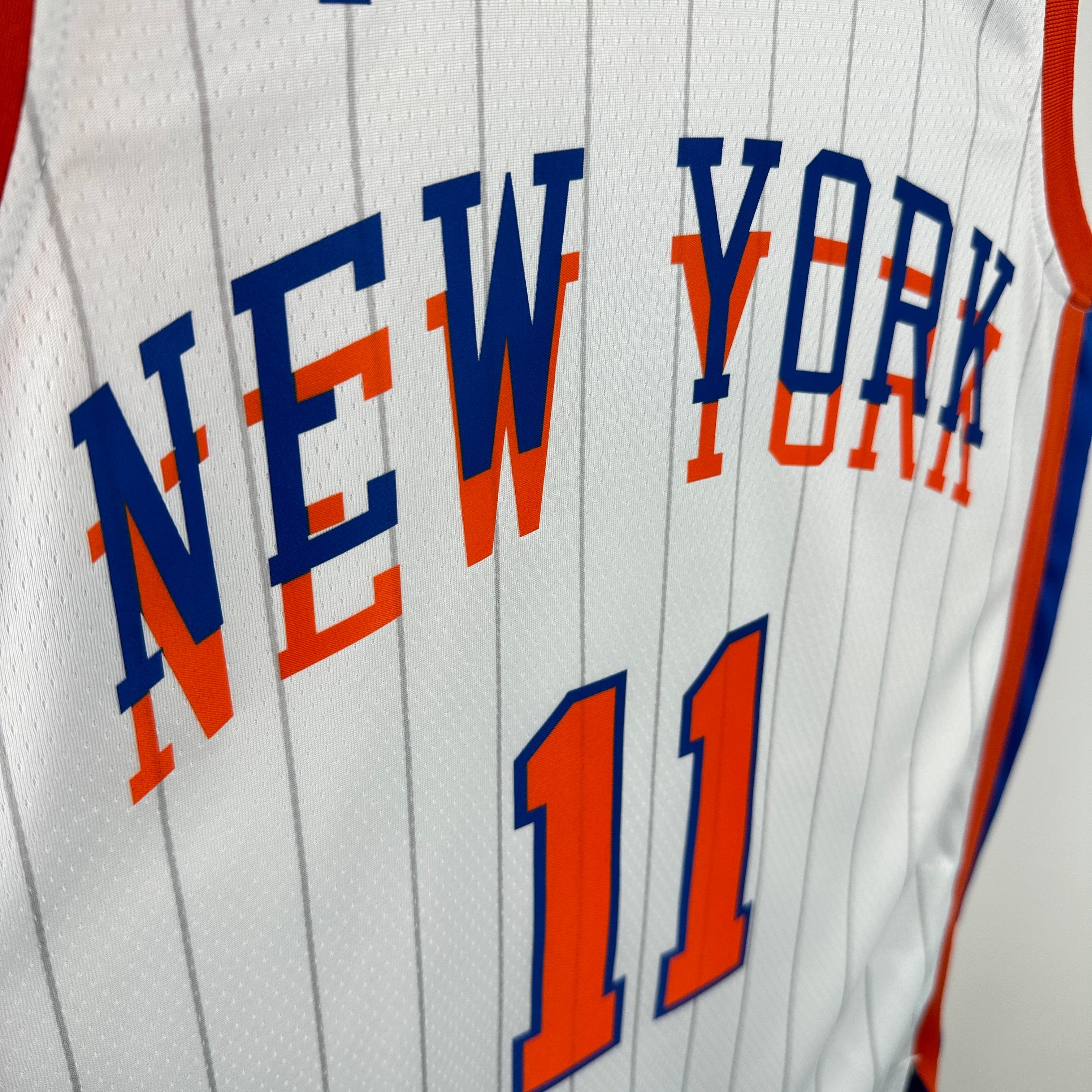 Jersey New York Knicks City Edition – Brunson #11 blanclo y Naranja 2024