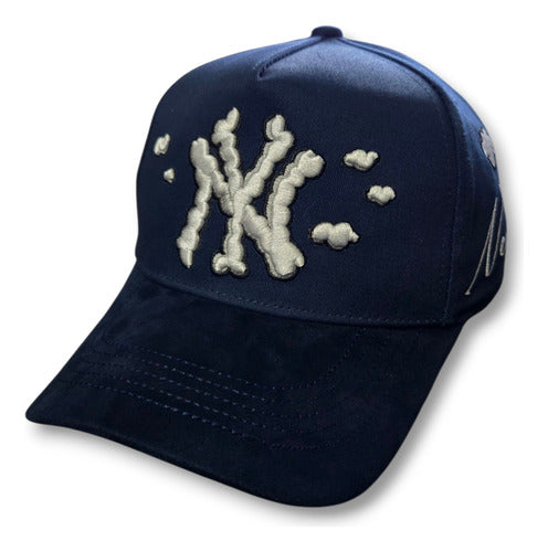 Gorra Thirtyone New York Clouds Aniversario Azul Ny 31hats