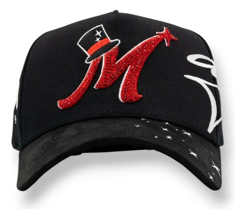 Gorra Mago Rojo Cristales Thirtyone 31 Hats Magic Club Dandy