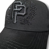 Gorra Jc Hats X Tito Double P Rosones Cristales Negro Dandy