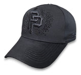 Gorra Jc Hats X Tito Double P Rosones Cristales Negro Dandy
