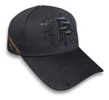 Gorra Jc Hats X Tito Double P Rosones Cristales Negro Dandy