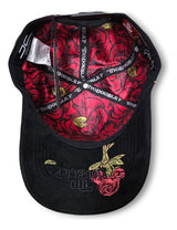 Gorra Jc Hats X Tito Double P Rosones Cristales Negro Dandy