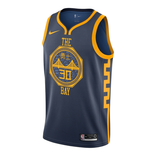 Jersey  Golden State Warriors City Edition 2018 “The Bay” – Stephen Curry #30