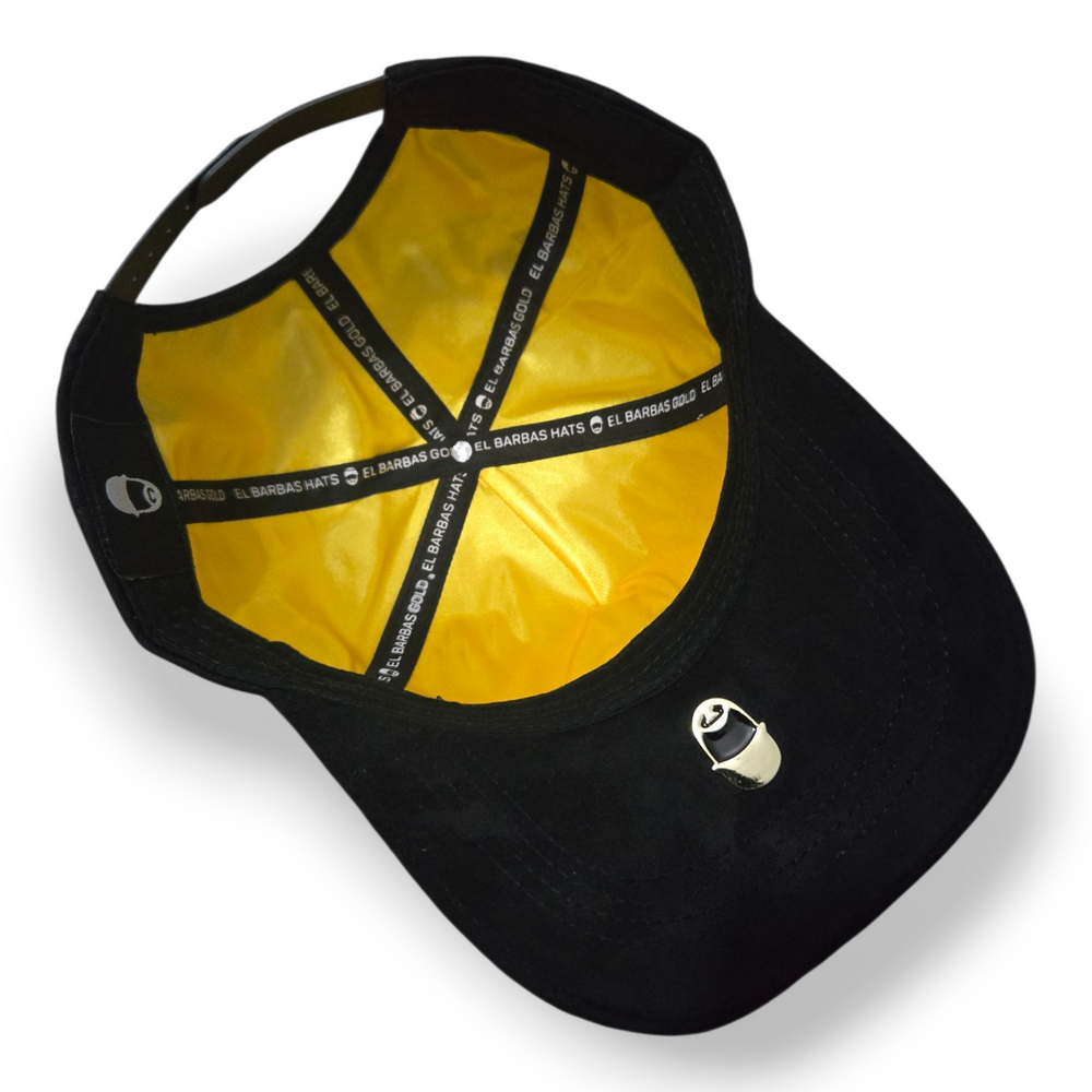 Gorra Bar B Chrome Cruces Diamantes Oro