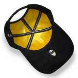 Gorra Bar B Chrome Cruces Diamantes Oro