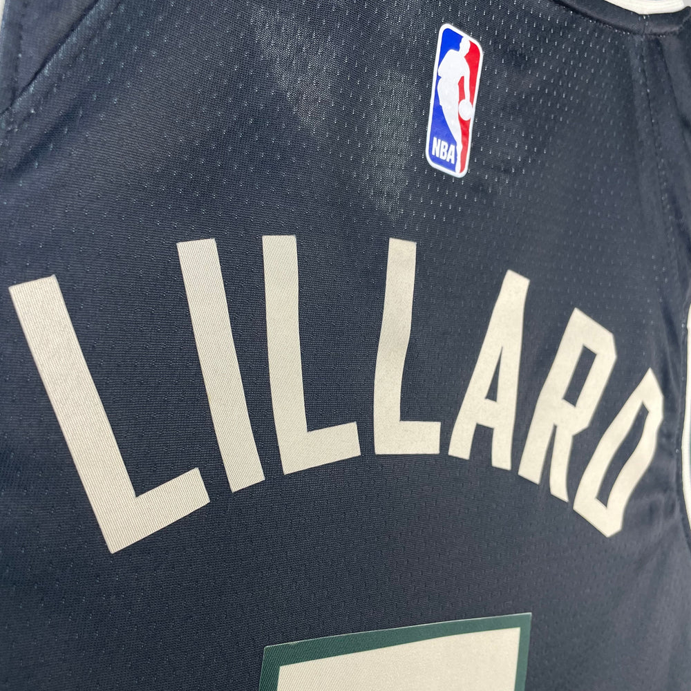 Jersey Milwaukee Bucks Statement – Damian Lillard #0 Verde Oscuro
