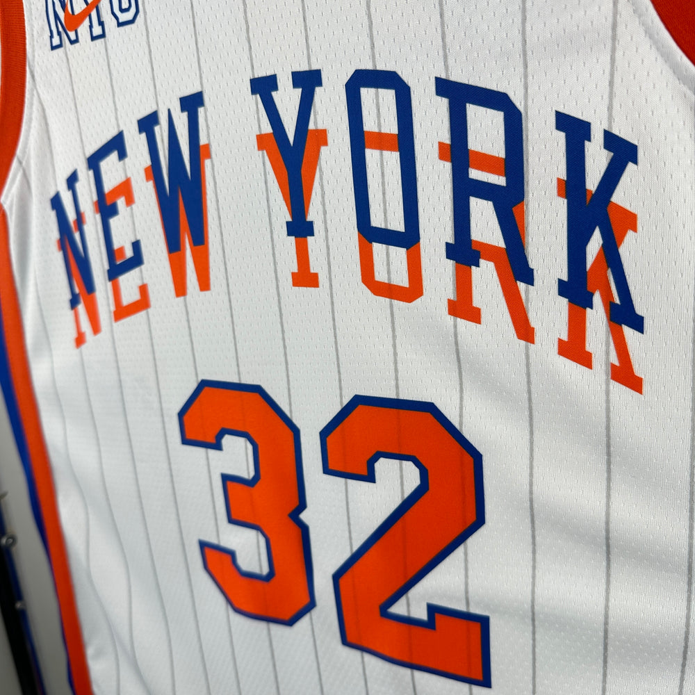 Jersey New York Knicks City Edition – Towns #32 blanco 2024
