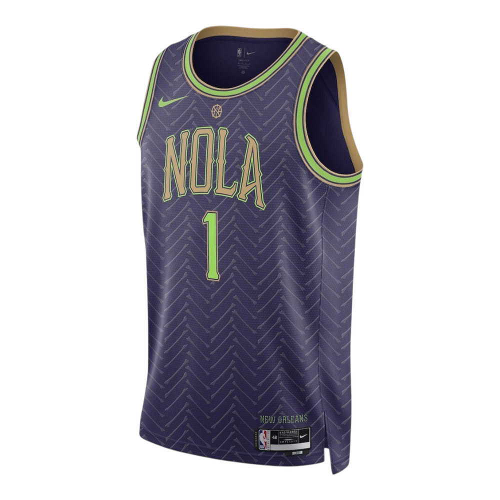 Jersey City Edition 2024 New Orleans Pelicans – Zion Williamson #1