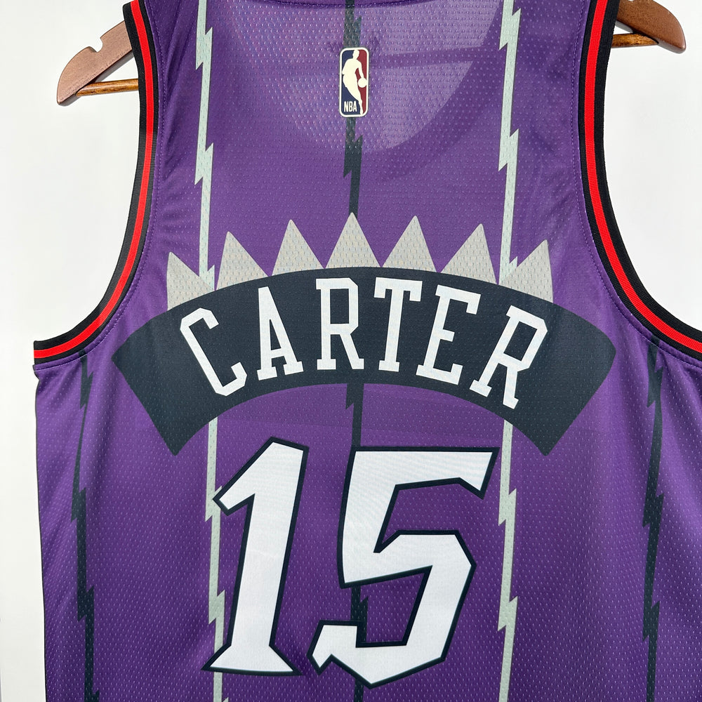 Jersey Clásico Toronto Raptors Morado – Vince Carter #15 | Edición Retro