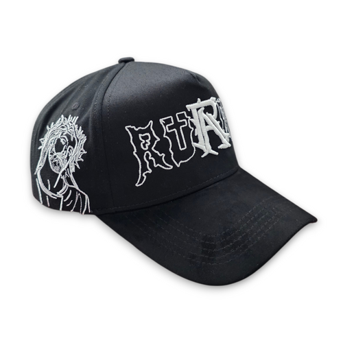 Gorra Rude Awakenings Jesus Christ Blanco Negro Cristo