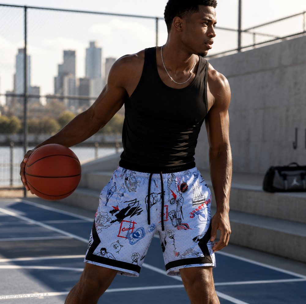 Shorts Diamond – MJ Street Art Edition Pearl