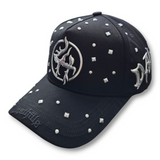 Gorra Diseño Dandy Hats X Lost Hills Chrome Negro Plata