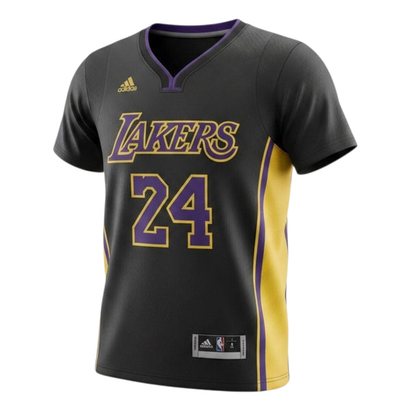 Jersey Manga Corta Los Angeles Lakers Black Alternate 2014-15 – Kobe Bryant #24