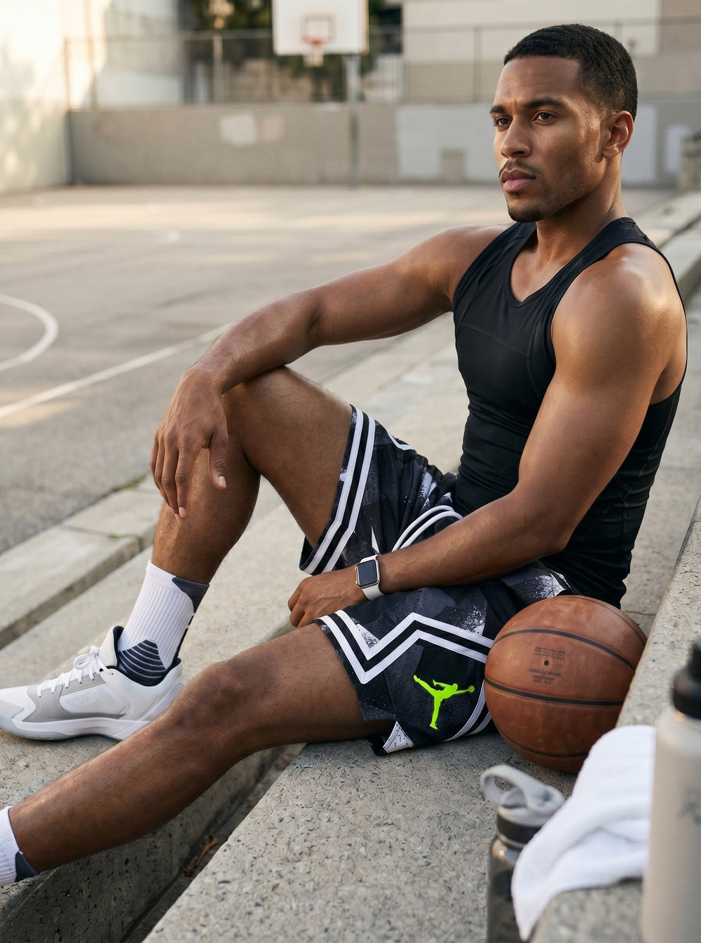 Shorts Diamond  – MJ Sport Electric Neon