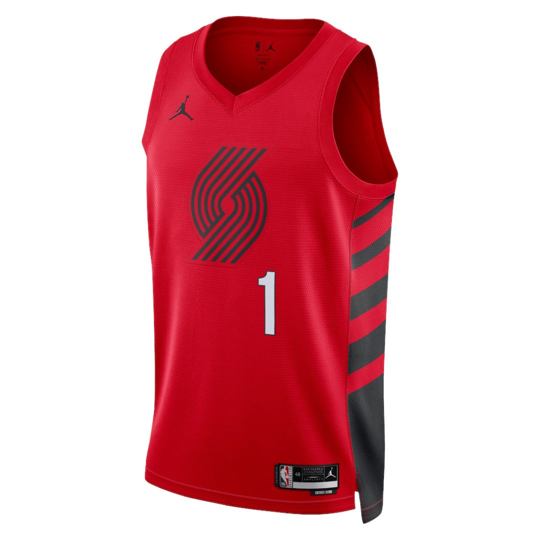 Jersey Portland Trail Blazers Statement – Ja Morant #12 Rojo