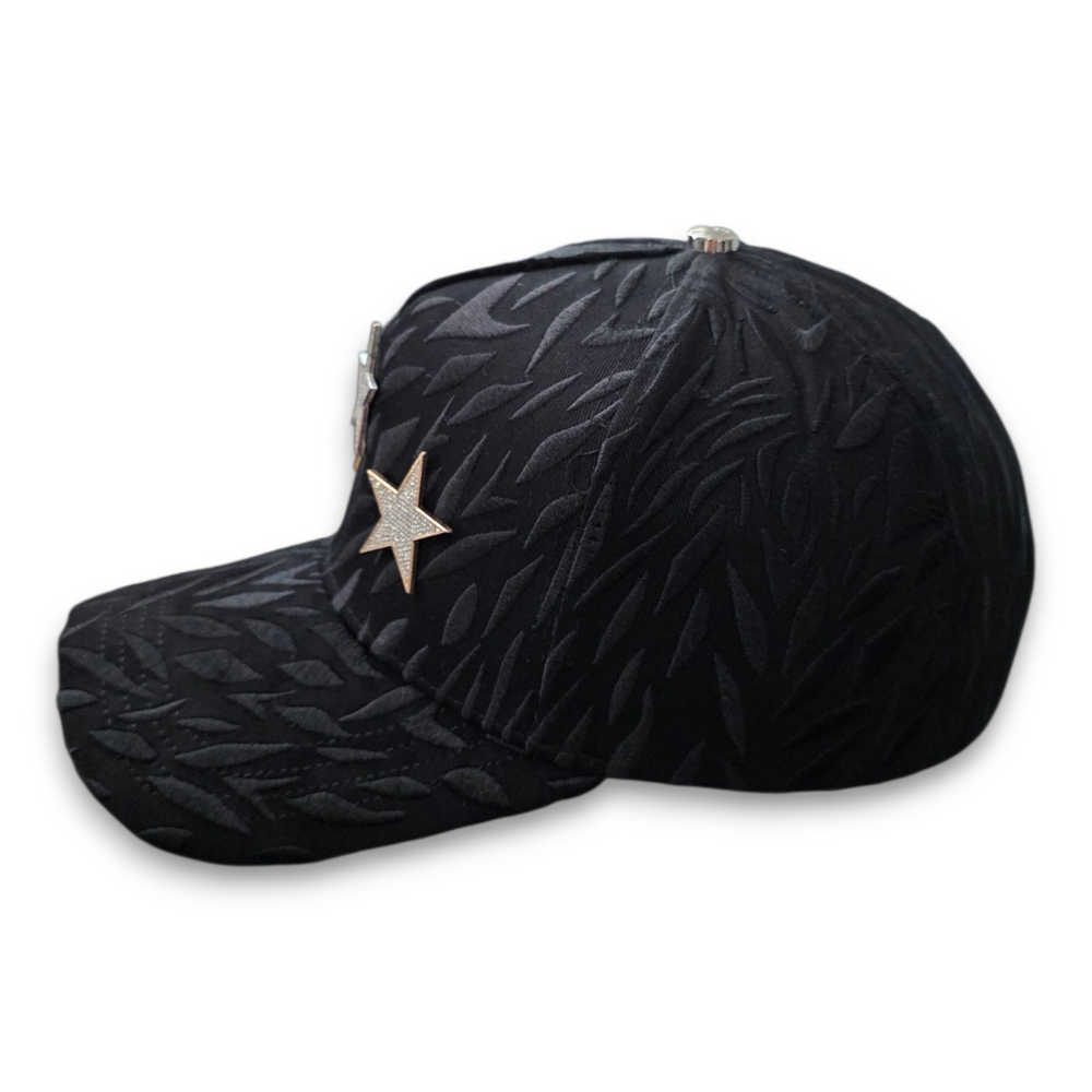 Gorra Diseño Bar Ct Rockstar 7 Estrellas Oro Diamantes
