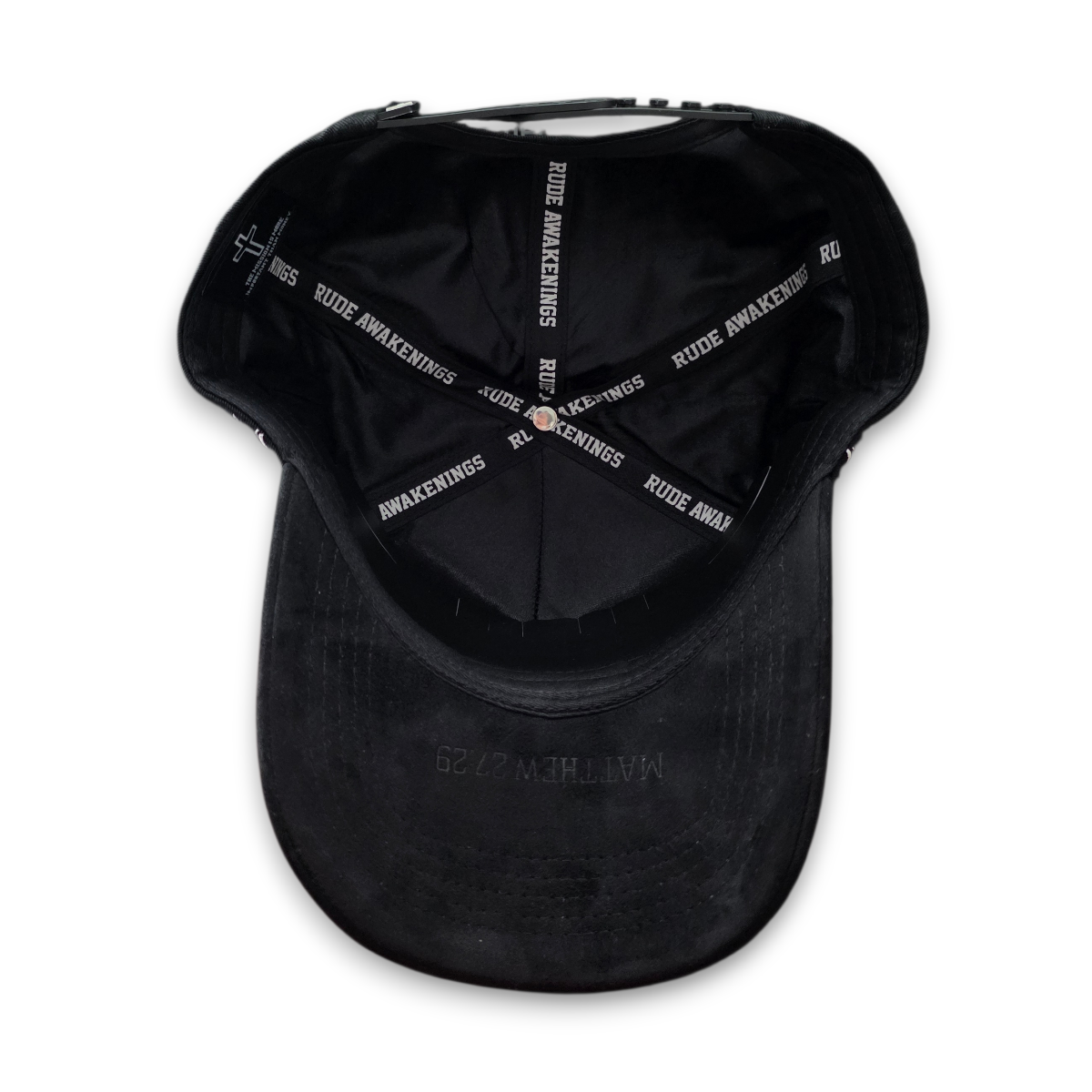 Gorra Rude Awakenings Jesus Christ Blanco Negro Cristo