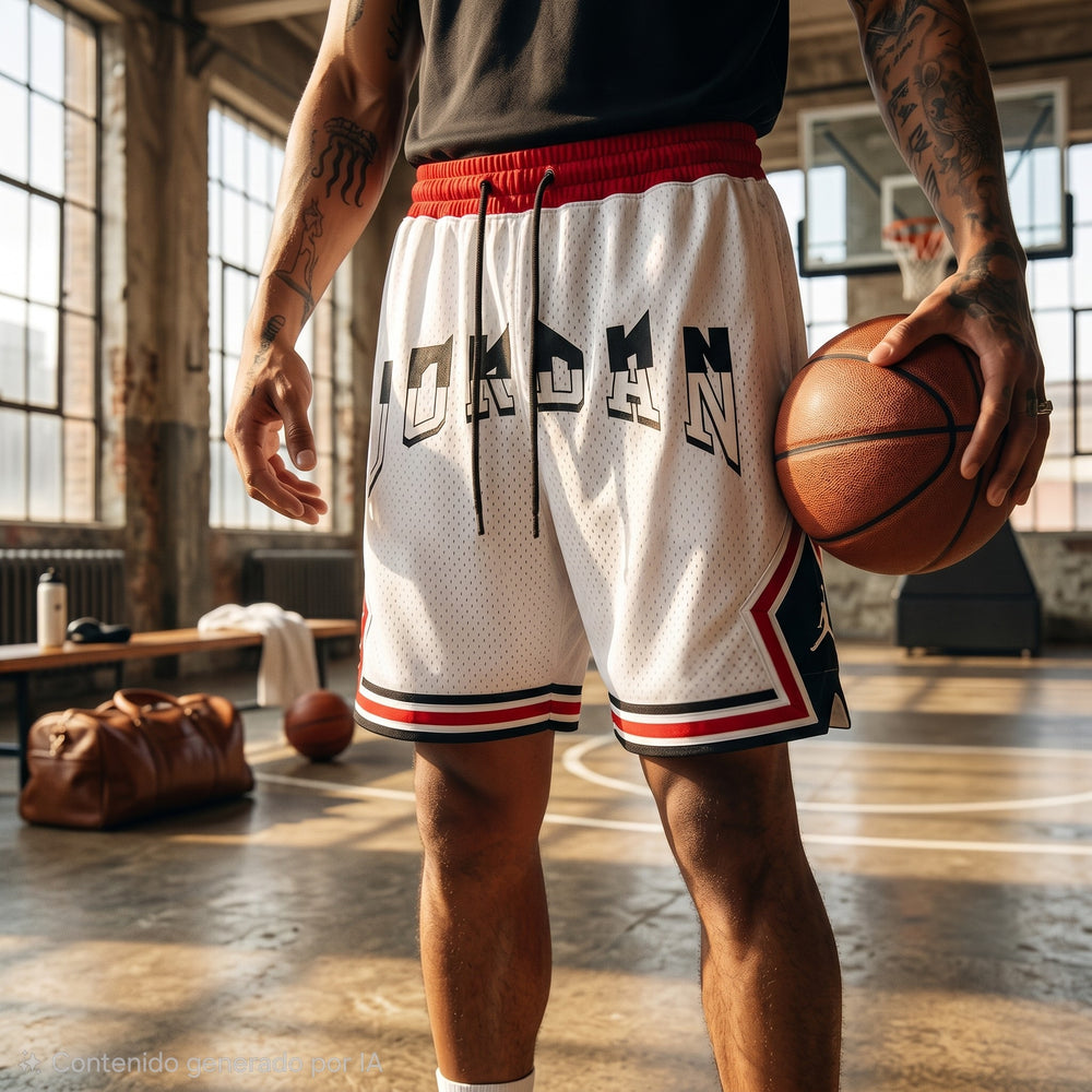 Shorts Diamond – MJ Heritage Edition Blanco Retro