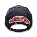 Gorra Diseño Dandy Hats X Fuerza Regida Distressed Negro Rojo
