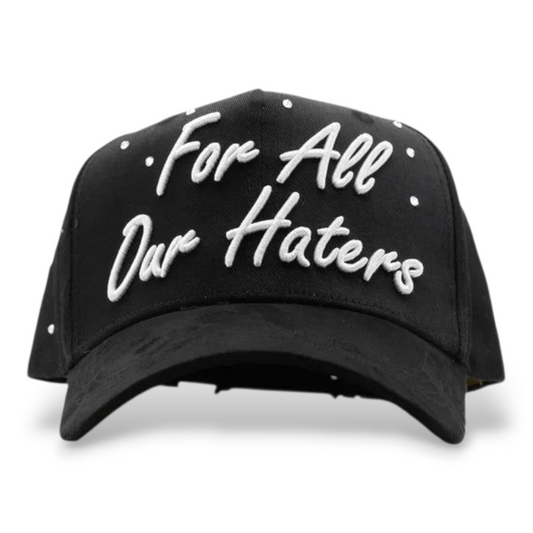 Gorra Diseño Dandy X Tombochio Cristales Haters Negro