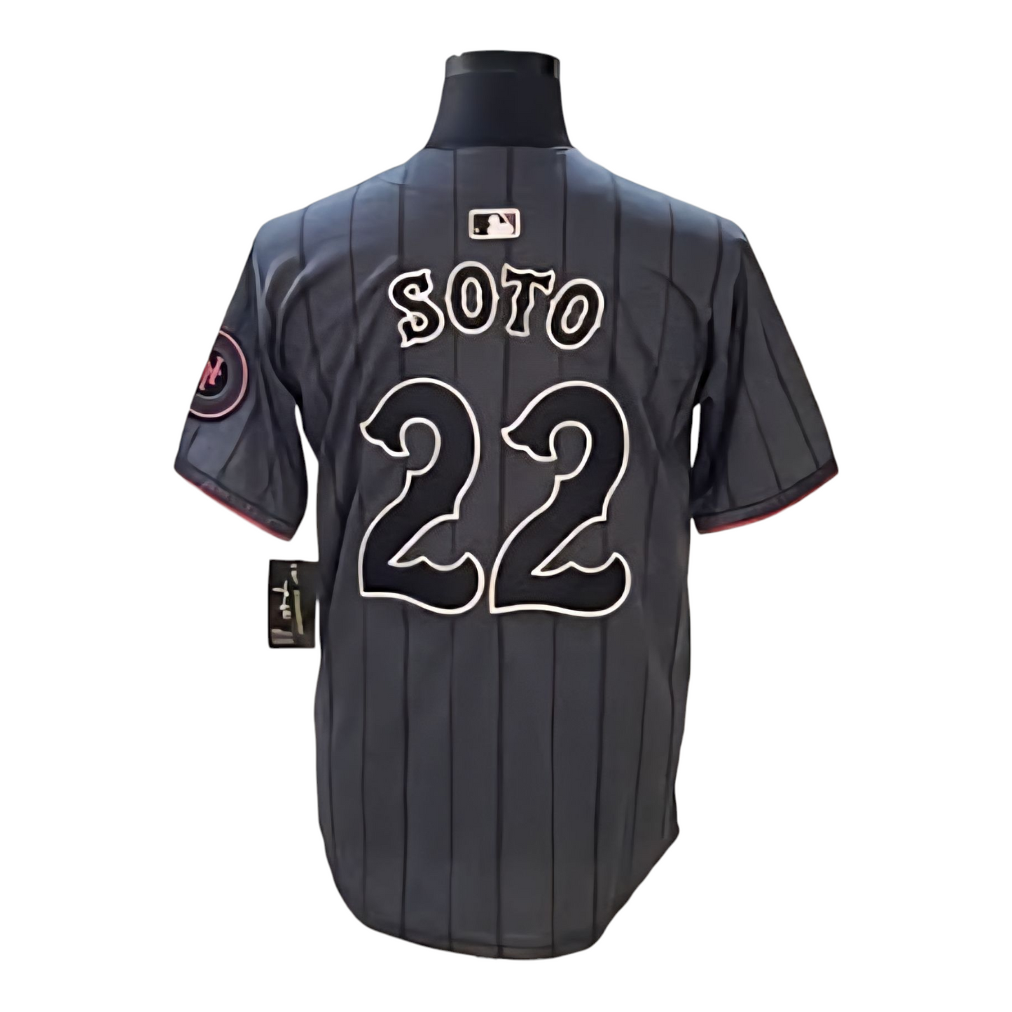 Jersey NYM Gris con Morado Edición Nueva – Soto #22