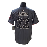 Jersey NYM Gris con Morado Edición Nueva – Soto #22
