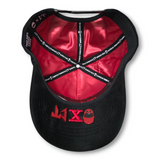 Gorra Diseño Barbas X Ct Murakami Rojo Cristales Negro