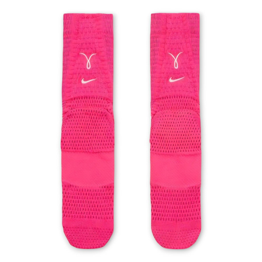 Calcetas Unicorn Elite Edición Kay Yow – Rosa, Compresión y Amortiguación para Básquetbol