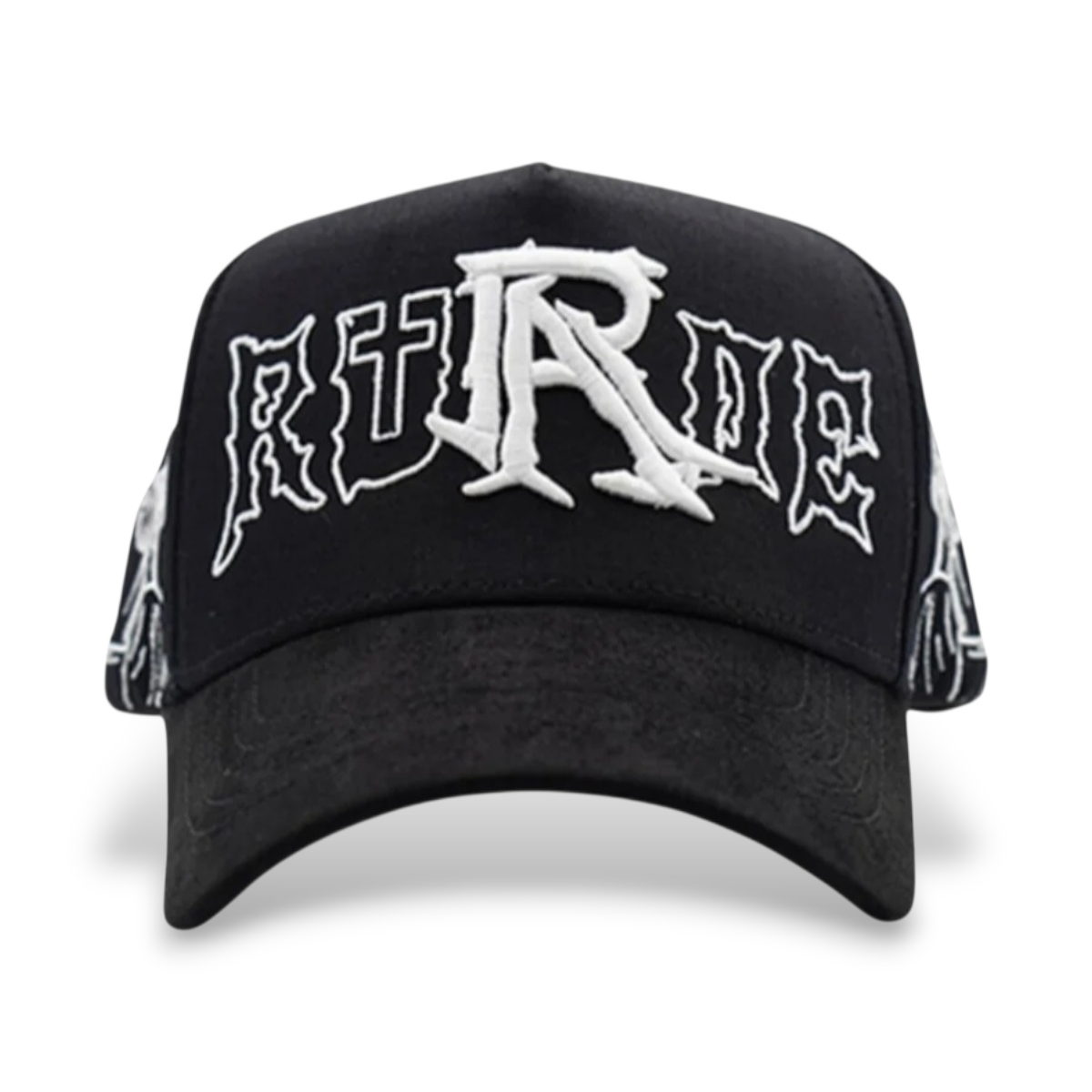 Gorra Rude Awakenings Jesus Christ Blanco Negro Cristo
