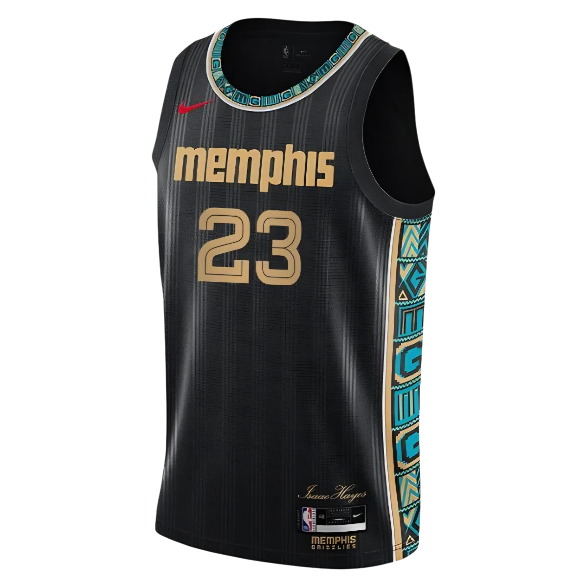 Jersey City Edition 2022 Memphis Grizzlies – Derrick Rose #23 Negro