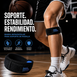 Banda Patelar Deportiva Ajustable con Gel de Silicón – Soporte para Menisco y Rodilla