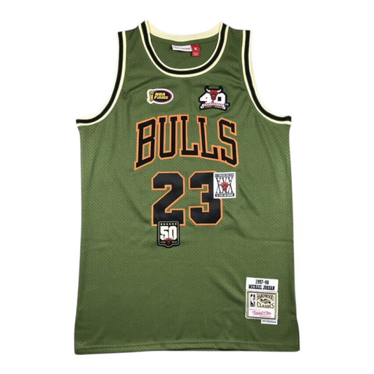 Jersey Edición Especial Chicago Bulls – Michael Jordan #23 Verde (1997-98)