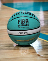 Balón De Básquetbol Molten GG7X Interior/Exterior Menta Tiffany Piel Sintética