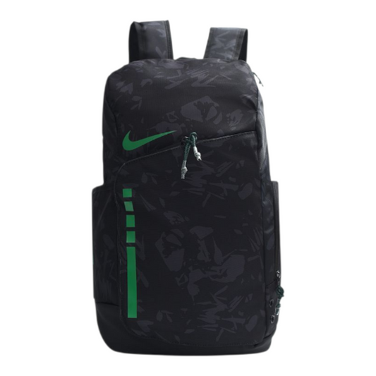 Mochila Elite Hoops – Black Camo / Verde Esmeralda