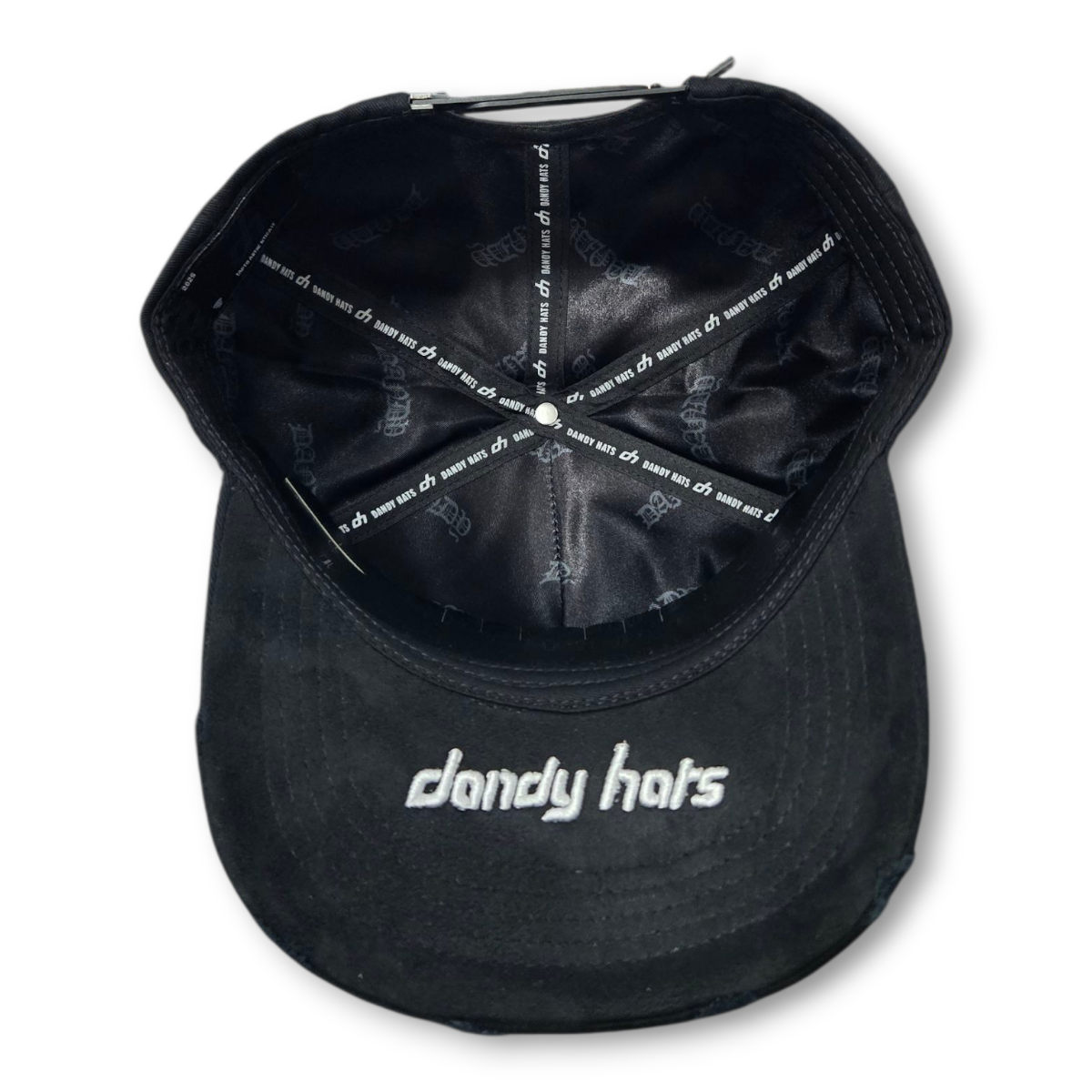 Gorra Diseño Dandy Hats Doe Negro Rojo Cristales Drop