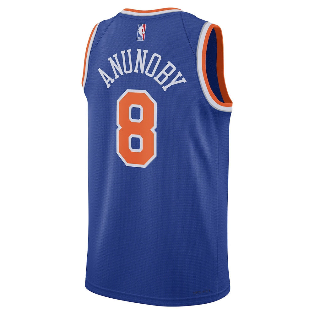 Jersey New York Knicks Icon Edition 2025 – OG Aunoby #8