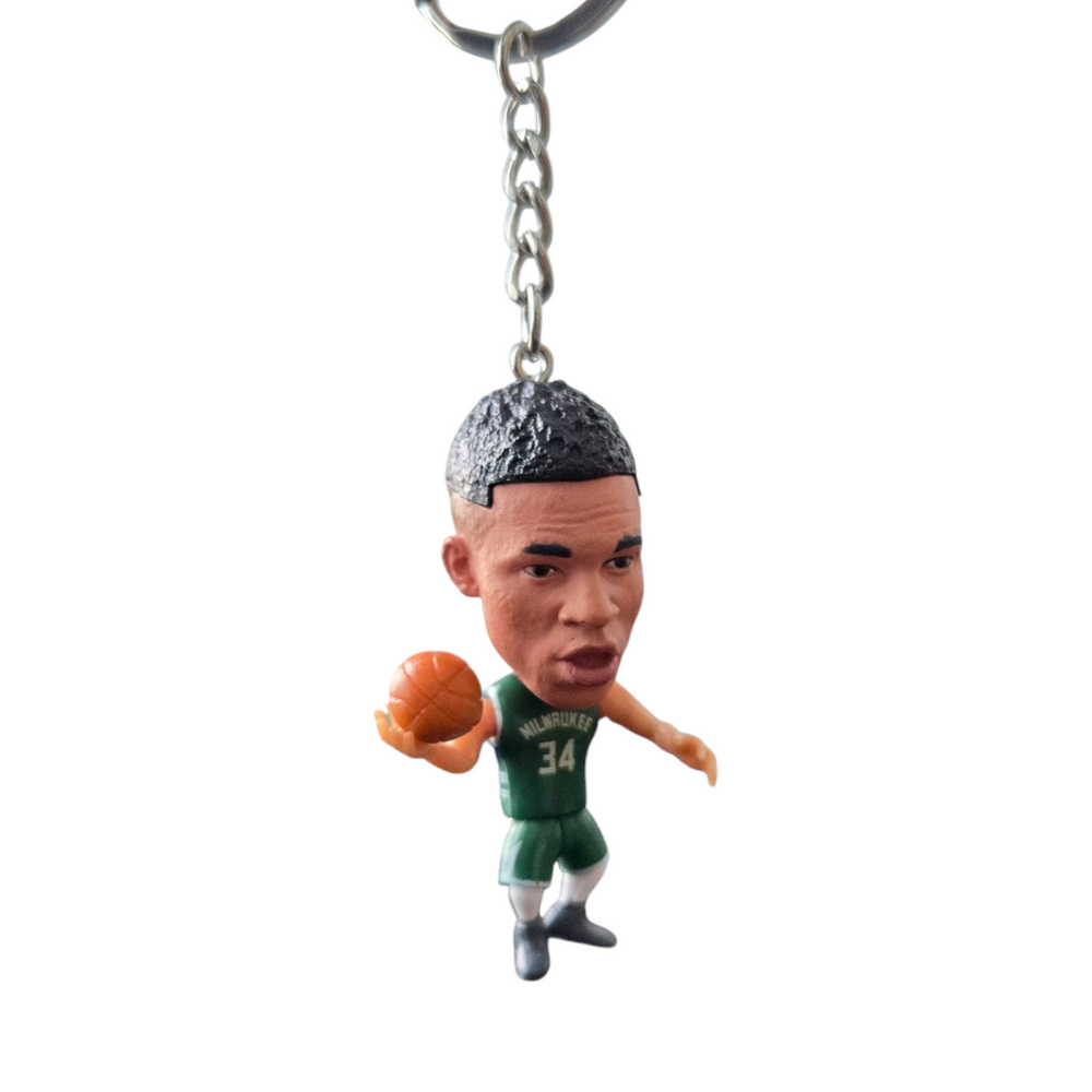 Llavero Figura de Jugador de Básquetbol – Mini Coleccionable con Balón