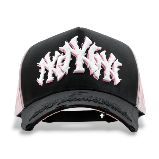 Gorra Rude Awakenings Ny Thorns Negro Rosa Nanana Drop