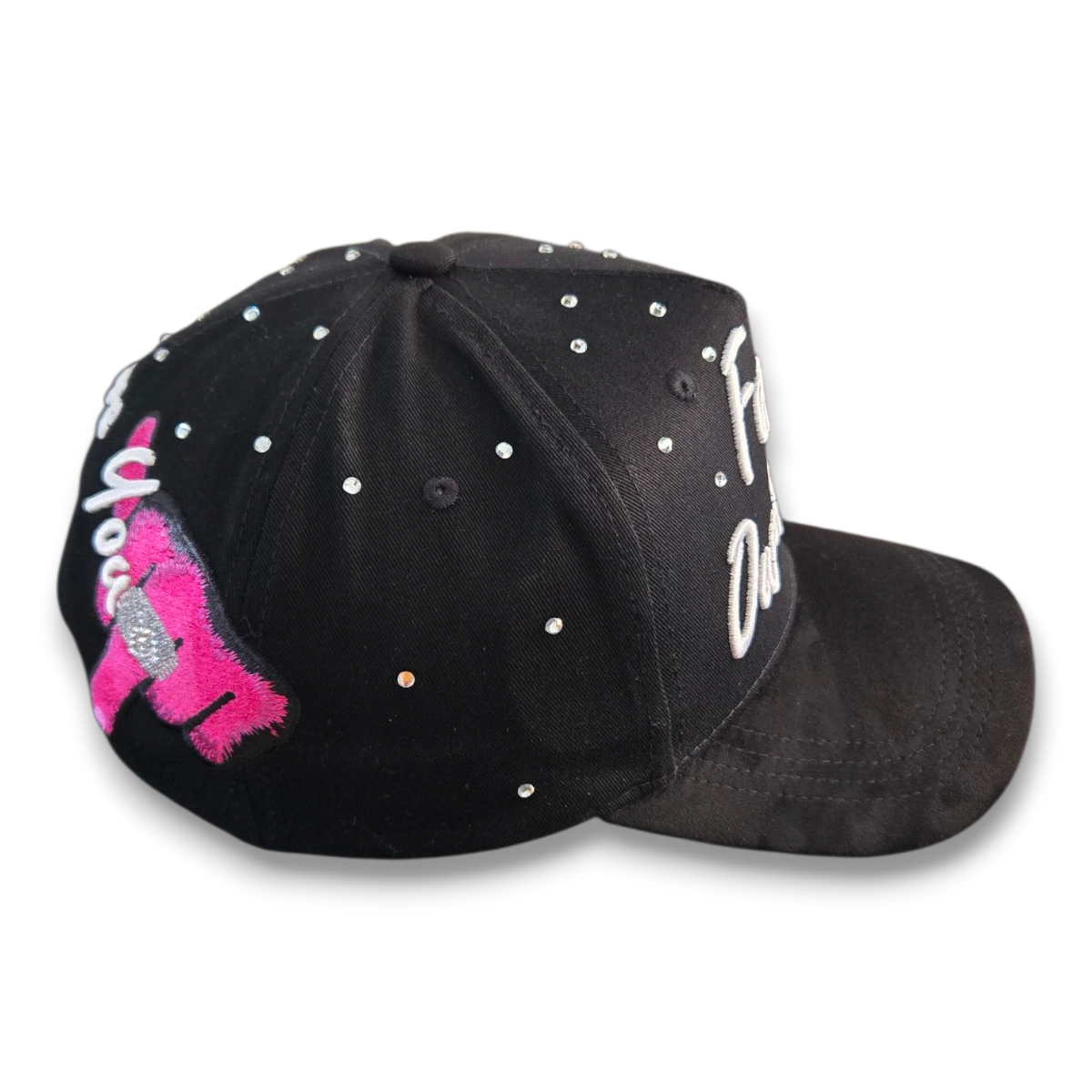 Gorra Diseño Dandy X Tombochio Cristales Haters Negro
