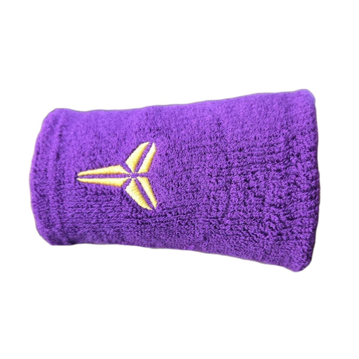 Muñequera Deportiva Doble Ancho – Logo Estilo Kobe