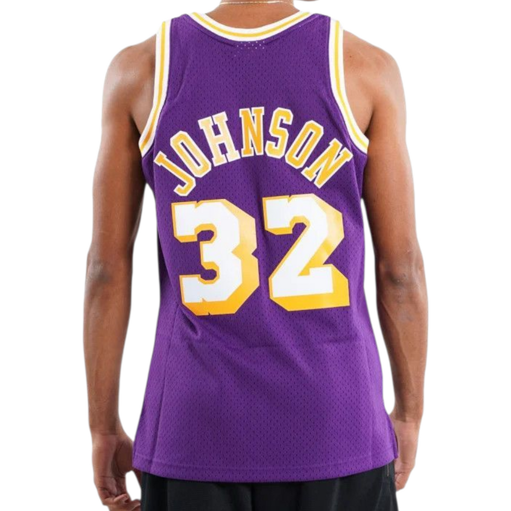 Jersey Clásico Los Angeles Lakers 1984-85 – Magic Johnson #32 Morado